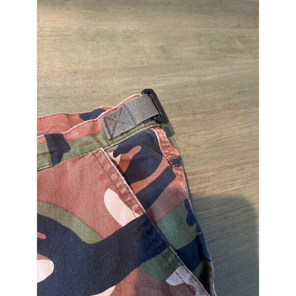 Vintage Woodland Camo Cargo Pants Military Surplus Tactical Utility Trousers - Picture 5 of 9